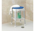 Shower / Bath Stool With Rotating Padded Seat-652