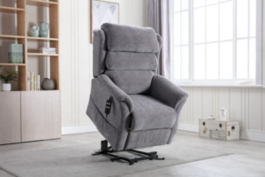 grey rise and recline chair